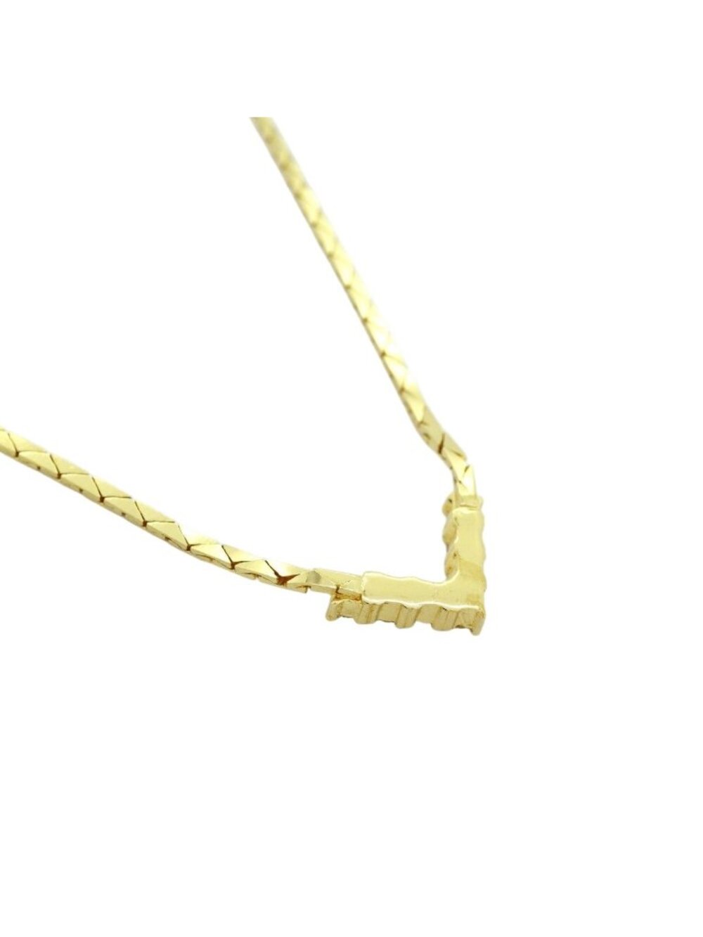Dior Necklace Gold Plated Rhinestone - Picture 2 of 7